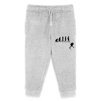 Evolution Freitauchen Freitauchen Plongée - Kinder Organic Jogginghose Mini Mover von Stanley/Stella - Grau meliert - Vorne