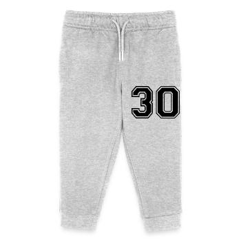 30 - Kids Organic Sweatpants by Stanley/Stella - heather grey - Front