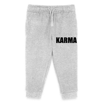 Karma - Pantalon de jogging enfant bio Stanley/Stella - gris chiné - Devant