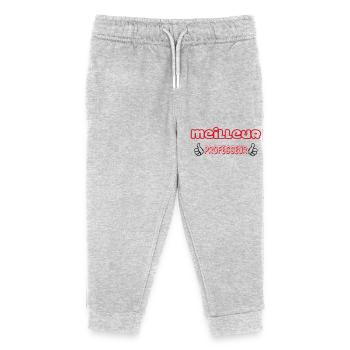 MEILLEUR PROFESSEUR - Pantalon de jogging enfant bio Stanley/Stella - gris chiné - Devant