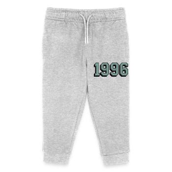 1996 Geburtstag Jahr Alterung Alter 29 Jahre alt - Kinder Organic Jogginghose Mini Mover von Stanley/Stella - Grau meliert - Vorne
