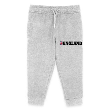 Union Jack - Kids Organic Sweatpants by Stanley/Stella - heather grey - Front