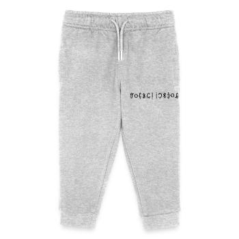 flippiges Kletterambigramm - Kinder Organic Jogginghose Mini Mover von Stanley/Stella - Grau meliert - Vorne