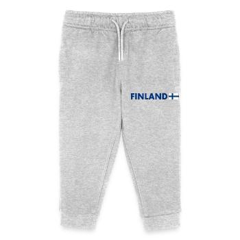 Finland - Kids Organic Sweatpants by Stanley/Stella - heather grey - Front