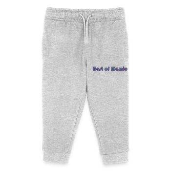 OMA. MUTTERTAG. ALLES GUTE ZUM GEBURTSTAG OMA. ICH LIEBE DICH - Kinder Organic Jogginghose Mini Mover von Stanley/Stella - Grau meliert - Vorne