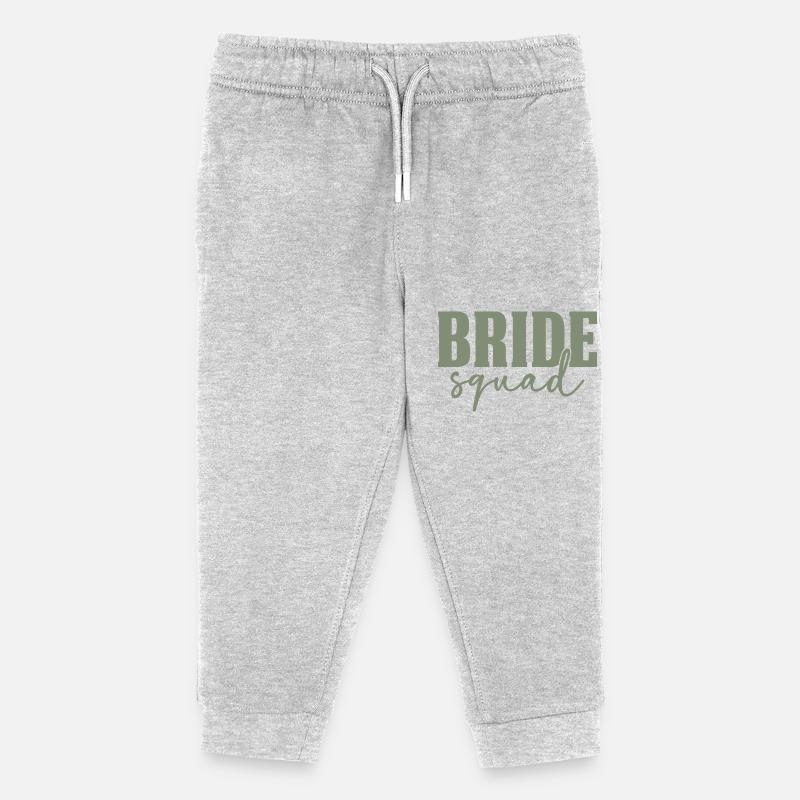 Escouade de la mariée - Pantalon de jogging enfant bio Stanley/Stella - gris chiné