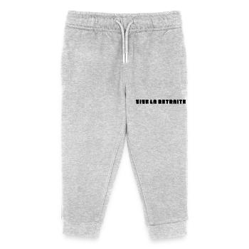 RETRAITE. BONNE RETRAITE. JOYEUSE RETRAITE. COEUR - Pantalon de jogging enfant bio Stanley/Stella - gris chiné - Devant