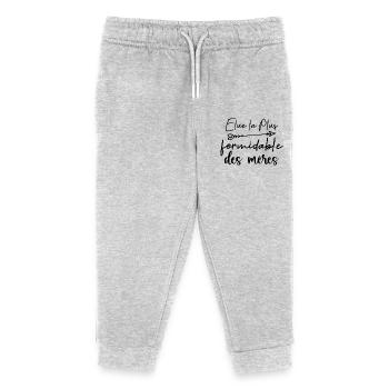 Wunderbares Mama-Muttertagsgeschenk - Kinder Organic Jogginghose Mini Mover von Stanley/Stella - Grau meliert - Vorne