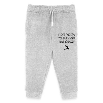 Yoga Meditation Spa Namaste - Kids Organic Sweatpants by Stanley/Stella - heather grey - Front