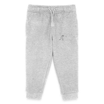 XC Skiing 01 - Line - black - Kids Organic Sweatpants by Stanley/Stella - heather grey - Front