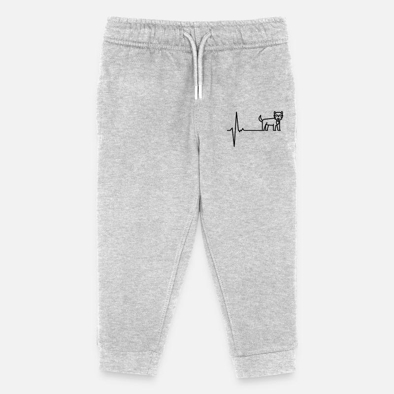Bitte laden Sie das Designbild hoch - Kinder Organic Jogginghose Mini Mover von Stanley/Stella - Grau meliert