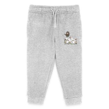 Mouton noir - Pantalon de jogging enfant bio Stanley/Stella - gris chiné - Devant
