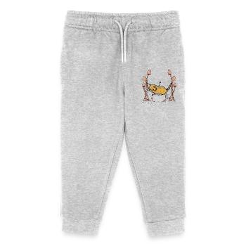 Peanut Peanuts Hammock Chill Hanging Nut - Kids Organic Sweatpants by Stanley/Stella - heather grey - Front