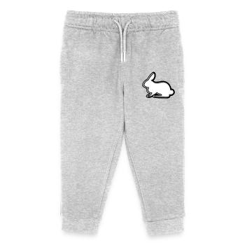 Rabbit - Kids Organic Sweatpants by Stanley/Stella - heather grey - Front
