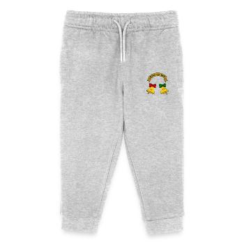 Ring my bell - Kids Organic Sweatpants by Stanley/Stella - heather grey - Front