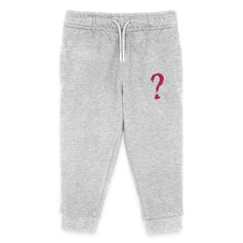 Point d'interrogation - Pantalon de jogging enfant bio Stanley/Stella - gris chiné - Devant