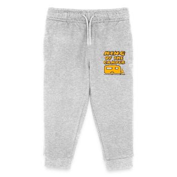 Camper - Kinder Organic Jogginghose Mini Mover von Stanley/Stella - Grau meliert - Vorne