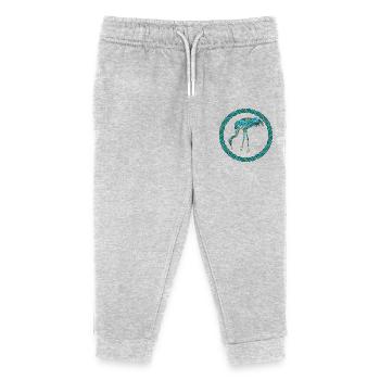 kranich e 100 - Kinder Organic Jogginghose Mini Mover von Stanley/Stella - Grau meliert - Vorne