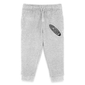 Elliptical Orbits Grunge Orbits - Kids Organic Sweatpants by Stanley/Stella - heather grey - Front