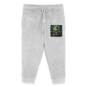 Zombie Imp Factory - Creepy - Kids Organic Sweatpants by Stanley/Stella - heather grey - Front