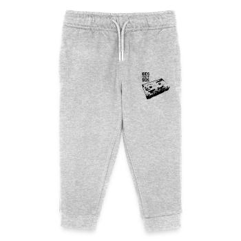 Kids from the 90s - black look - Kinder Organic Jogginghose Mini Mover von Stanley/Stella - Grau meliert - Vorne