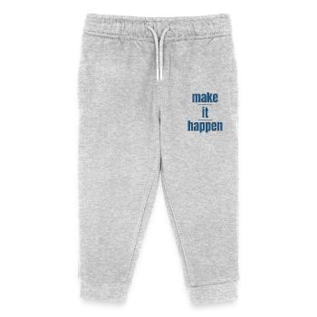 Machen Sie es möglich - Kinder Organic Jogginghose Mini Mover von Stanley/Stella - Grau meliert - Vorne