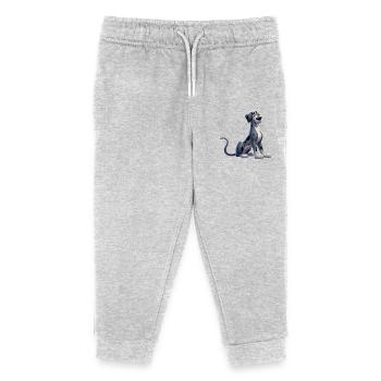 dogue allemand - Pantalon de jogging enfant bio Stanley/Stella - gris chiné - Devant