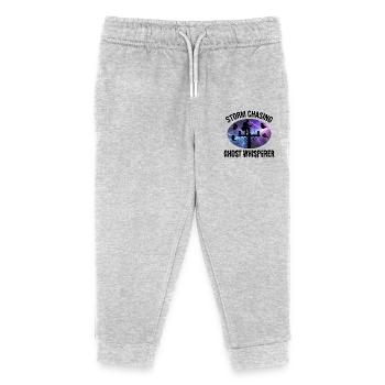 Storm Chasing Ghost Whisperer – Lineman Halloween - Pantalon de jogging enfant bio Stanley/Stella - gris chiné - Devant