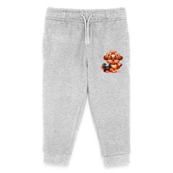 Yorkshire 2 - Kids Organic Sweatpants by Stanley/Stella - heather grey - Front