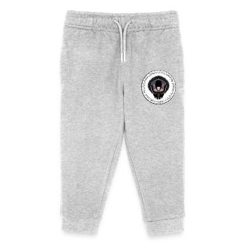 Shadow designed by EuV - Kids Organic Sweatpants by Stanley/Stella - heather grey - Front