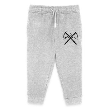 Escalade - Pantalon de jogging enfant bio Stanley/Stella - gris chiné - Devant