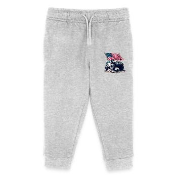 American Off-Road - Kids Organic Sweatpants by Stanley/Stella - heather grey - Front