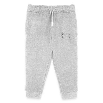 Hund&Katze Oneline - Kinder Organic Jogginghose Mini Mover von Stanley/Stella - Grau meliert - Vorne