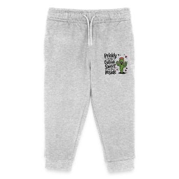Cactus doux - Pantalon de jogging enfant bio Stanley/Stella - gris chiné - Devant