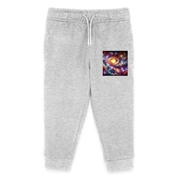 The Universe - Kinder Organic Jogginghose Mini Mover von Stanley/Stella - Grau meliert - Vorne