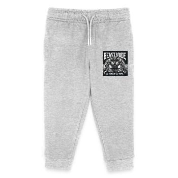 Mode logo - Pantalon de jogging enfant bio Stanley/Stella - gris chiné - Devant