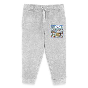 Rabbit - Kids Organic Sweatpants by Stanley/Stella - heather grey - Front