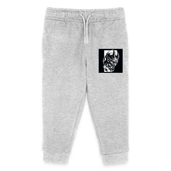Devil - Kids Organic Sweatpants by Stanley/Stella - heather grey - Front