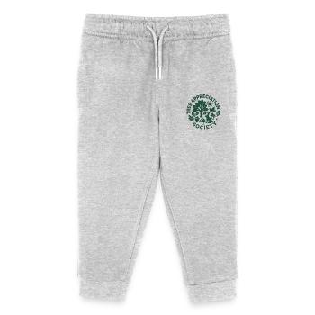 Baumliebhaber - Tree Appreciation Society - Kinder Organic Jogginghose Mini Mover von Stanley/Stella - Grau meliert - Vorne