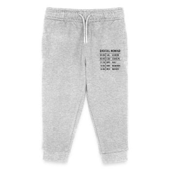DIGITALER NAMADE - Kinder Organic Jogginghose Mini Mover von Stanley/Stella - Grau meliert - Vorne