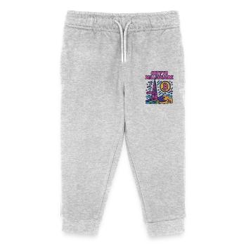 Dubaï crypto - Pantalon de jogging enfant bio Stanley/Stella - gris chiné - Devant