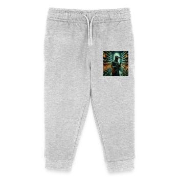 Médecin de la peste - Pantalon de jogging enfant bio Stanley/Stella - gris chiné - Devant