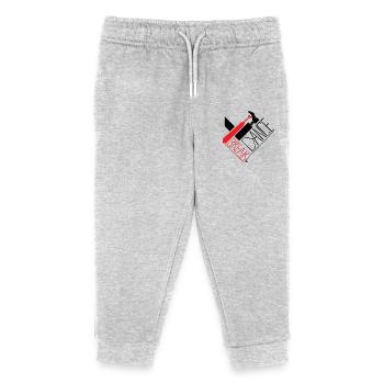 Break Dance - Kids Organic Sweatpants by Stanley/Stella - heather grey - Front
