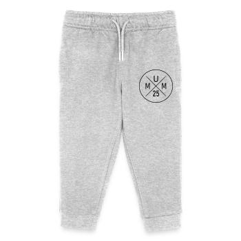 Mum 25 - Kids Organic Sweatpants by Stanley/Stella - heather grey - Front