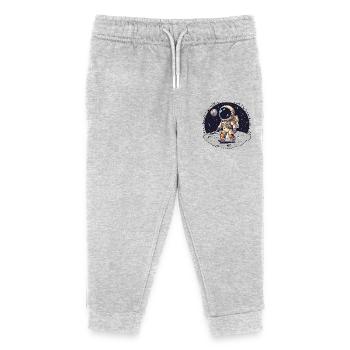 Astronaute en formation - Pantalon de jogging enfant bio Stanley/Stella - gris chiné - Devant