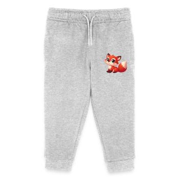 fox 1 - Pantalon de jogging enfant bio Stanley/Stella - gris chiné - Devant