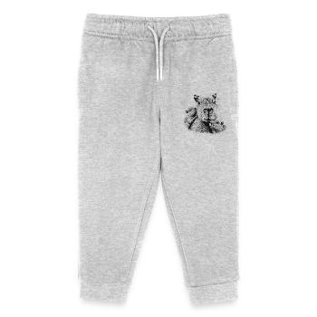 Capybara - Pantalon de jogging enfant bio Stanley/Stella - gris chiné - Devant