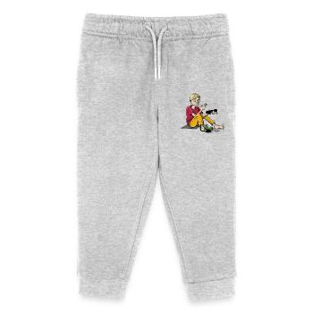 Climbing shoe cleaning - Kids Organic Sweatpants by Stanley/Stella - heather grey - Front