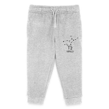 Horoscope Vierge Constellation de la Vierge - Pantalon de jogging enfant bio Stanley/Stella - gris chiné - Devant