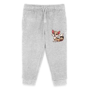 Dingo jeune - Pantalon de jogging enfant bio Stanley/Stella - gris chiné - Devant
